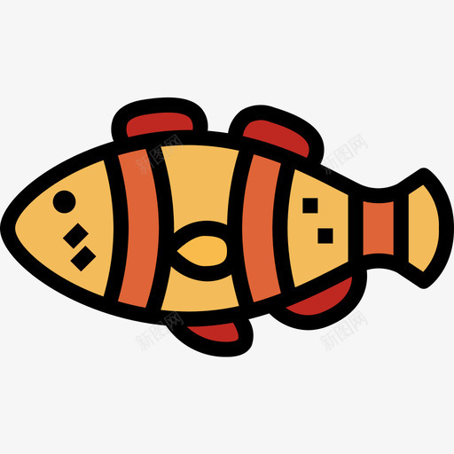 小丑鱼水族馆3线性颜色图标svg_新图网 https://ixintu.com 小丑 水族馆 线性 颜色