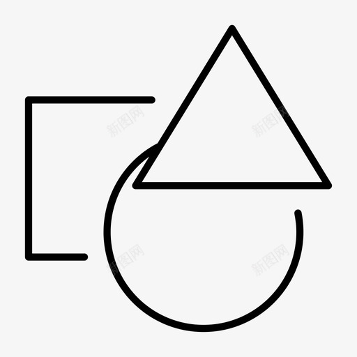 三角形其他形状图标svg_新图网 https://ixintu.com 三角形 其他 形状