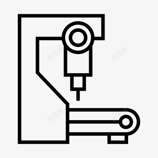 机械自动化工业图标svg_新图网 https://ixintu.com 仪器 制造 工业 机器生产线 机械 自动化