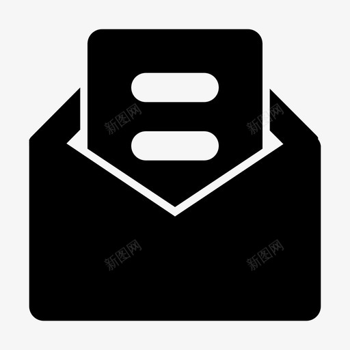 邮件打开文档文件图标svg_新图网 https://ixintu.com 业务 坚实 打开 文件 文件夹 文档 管理 邮件