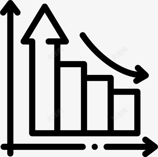 统计学经济27线性图标svg_新图网 https://ixintu.com 线性 经济 统计学