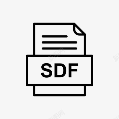 sdf文件文件图标文件类型格式图标
