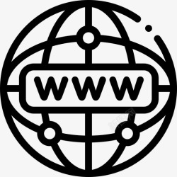 技术领域领域互联网和技术6线性图标高清图片