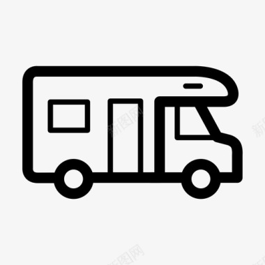 卡车运输交货图标图标