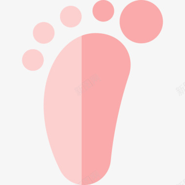 足迹母亲节18平淡图标图标
