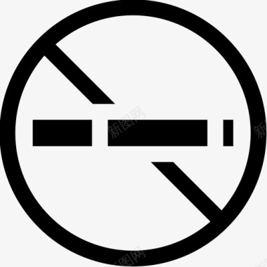 禁止吸烟公共服务5已满图标图标