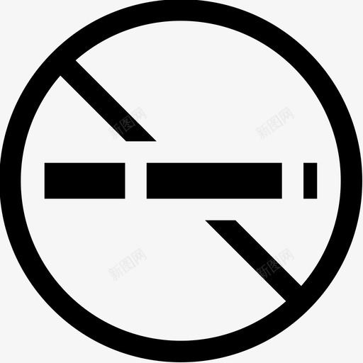 禁止吸烟公共服务5已满图标svg_新图网 https://ixintu.com 公共服务 吸烟 已满 禁止