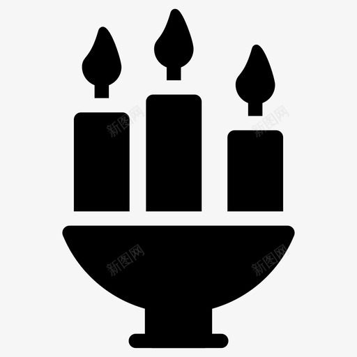 烛台燃烧的蜡烛蜡烛火焰图标svg_新图网 https://ixintu.com 图标 火焰 烛台 燃烧 符号 蜡烛 表情