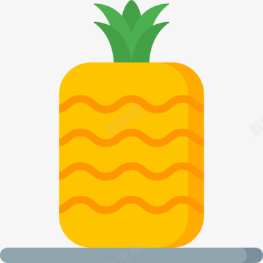 菠萝澳大利亚9平坦图标图标