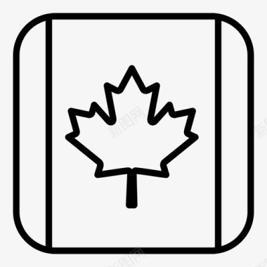 加拿大国旗国家世界图标图标