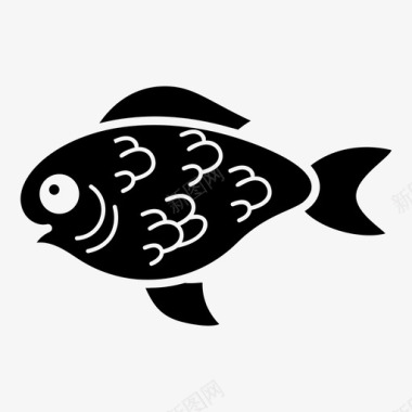 鱼表情符号情感图标图标