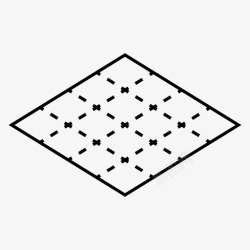 计量单位面积楼层网格图标高清图片