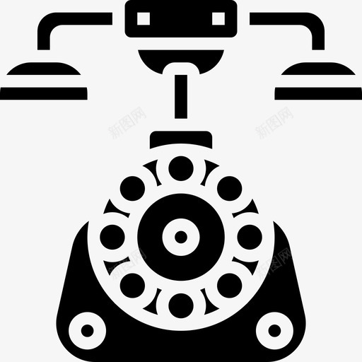 电话复古装饰20字形图标svg_新图网 https://ixintu.com 复古装饰20 字形 电话