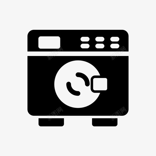 机洗清洁衣物图标svg_新图网 https://ixintu.com 机洗 洗衣 清洁 衣物