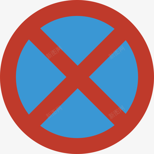 禁止停车英国路标3号平坦图标svg_新图网 https://ixintu.com 3号 停车 平坦 禁止 英国 路标