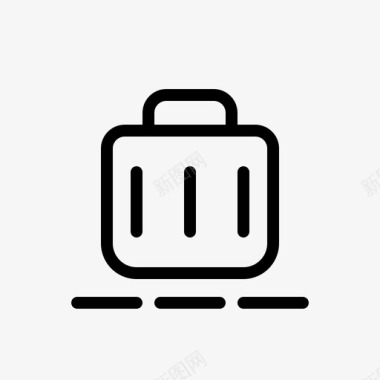 行李处理系统机场箱子图标图标