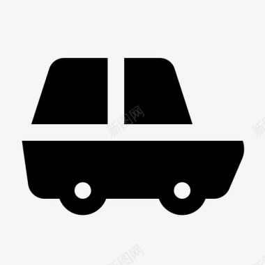汽车出租车交通工具图标图标