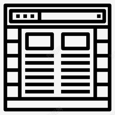 浏览器社交统计图标图标