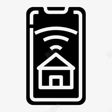 公用设施控制房屋物联网图标图标