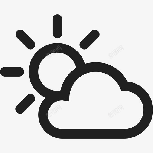 partly-cloudy-1svg_新图网 https://ixintu.com partly-cloudy-1