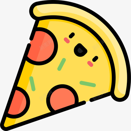 披萨一般20原色图标svg_新图网 https://ixintu.com 一般20 原色 披萨