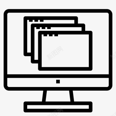 网页浏览器仪表板图标图标