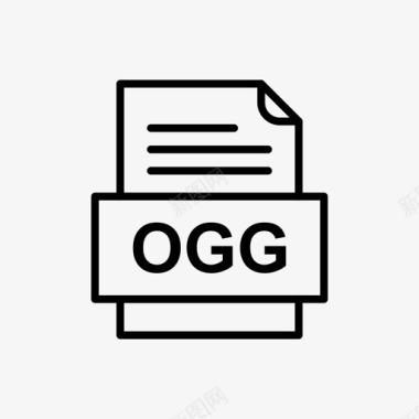 ogg文件文件图标文件类型格式图标