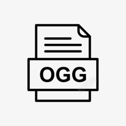 OGGogg文件文件图标文件类型格式高清图片