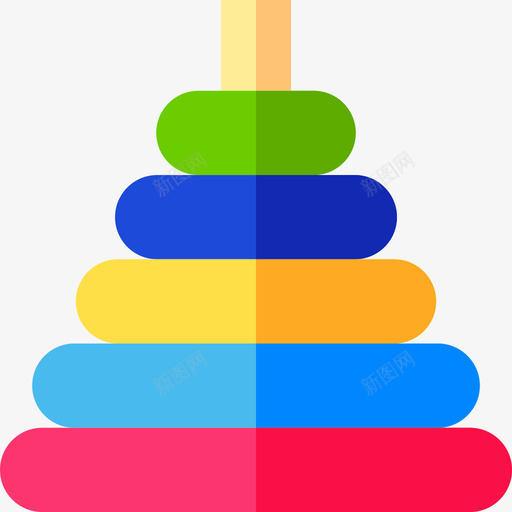 金字塔圣诞玩具公寓图标svg_新图网 https://ixintu.com 公寓 圣诞 玩具 金字塔