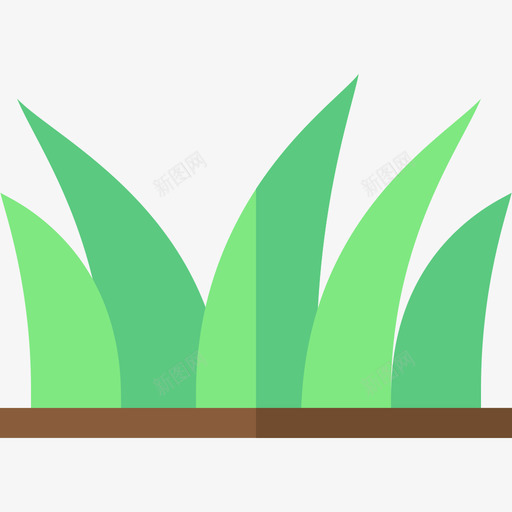 草花和植物3平坦图标svg_新图网 https://ixintu.com 平坦 花和植物3 草