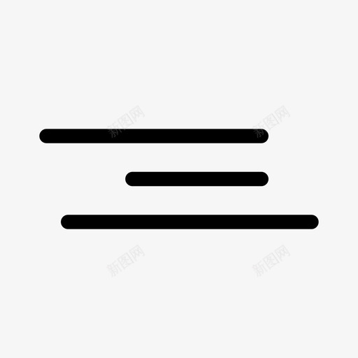 雾天气图标svg_新图网 https://ixintu.com 天气