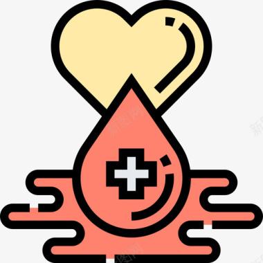献血献血29原色图标图标