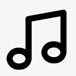 旋律线符号旋律音乐图标高清图片