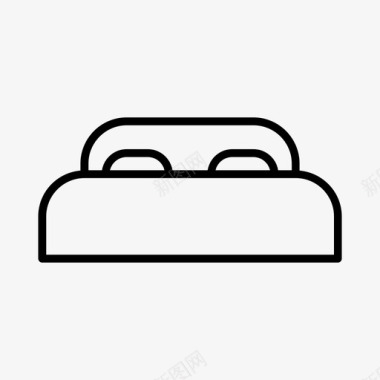 床卧室床架图标图标