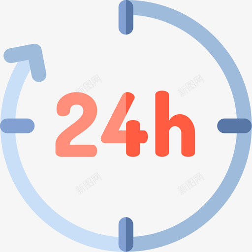 24小时支持22平躺图标svg_新图网 https://ixintu.com 24小时 平躺 支持