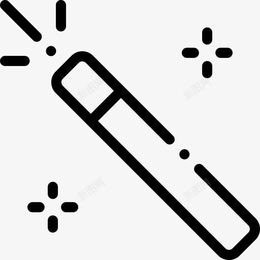 魔杖编辑16线性图标svg_新图网 https://ixintu.com 线性 编辑设计16 魔杖