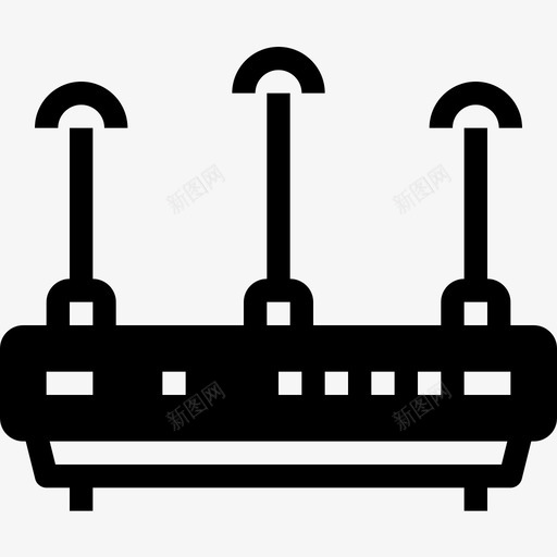 路由器业务要素2填充图标svg_新图网 https://ixintu.com 业务 填充 要素 路由器
