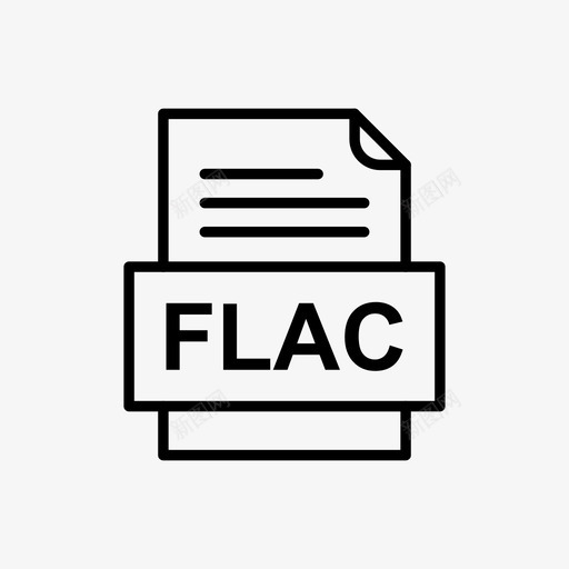 flac文件文件图标文件类型格式svg_新图网 https://ixintu.com 41个文件格式 flac文件文件图标 文件类型 格式