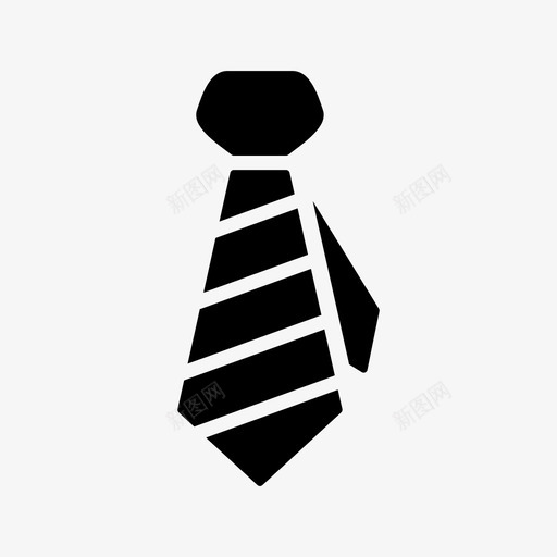 领带商务正式图标svg_新图网 https://ixintu.com 办公室 商务 商务管理 正式 领带