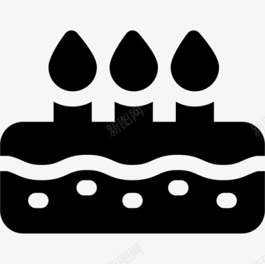 生日蛋糕宝宝68填充图标图标