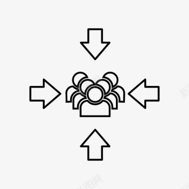 会合点标志图标图标