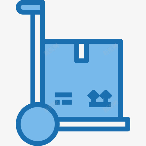 送货购物和电子商务10蓝色图标svg_新图网 https://ixintu.com 电子商务 蓝色 购物 送货