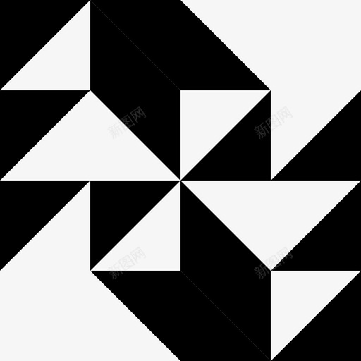 瓷砖背景装饰图标svg_新图网 https://ixintu.com 三角形 图案 无缝 瓷砖 背景 装饰 设计