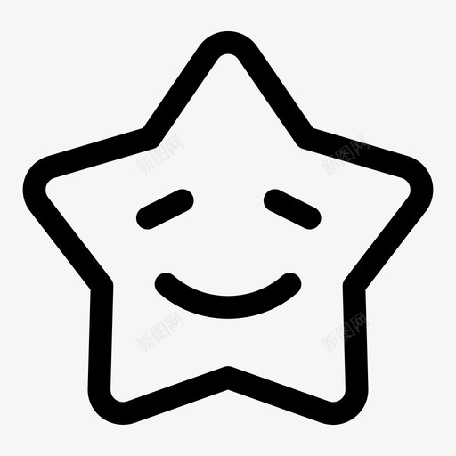表情情感脸图标svg_新图网 https://ixintu.com 微笑 情感 明星 明星表情 脸 表情