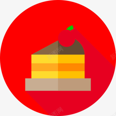 蛋糕30号咖啡厅平的图标图标