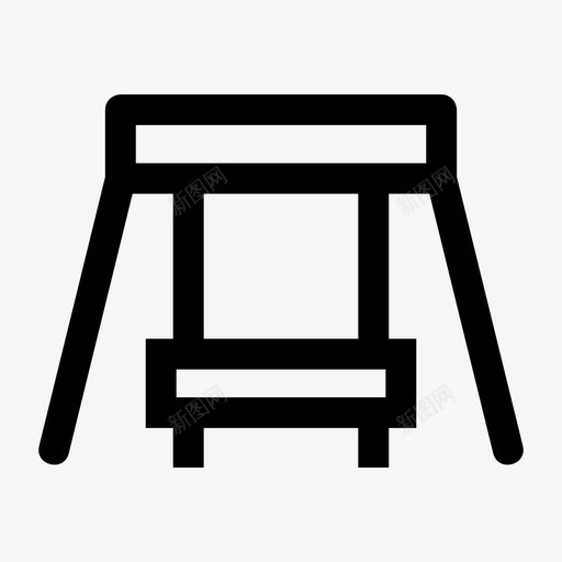 荡秋千休息活动图标svg_新图网 https://ixintu.com 休息 儿童 娱乐 活动 游乐场 荡秋千