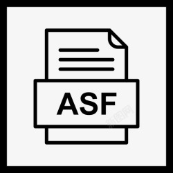 ASF文件格式asf文件文件图标文件类型格式高清图片