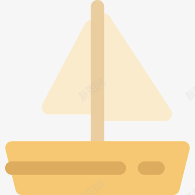 帆船运输126扁平图标图标
