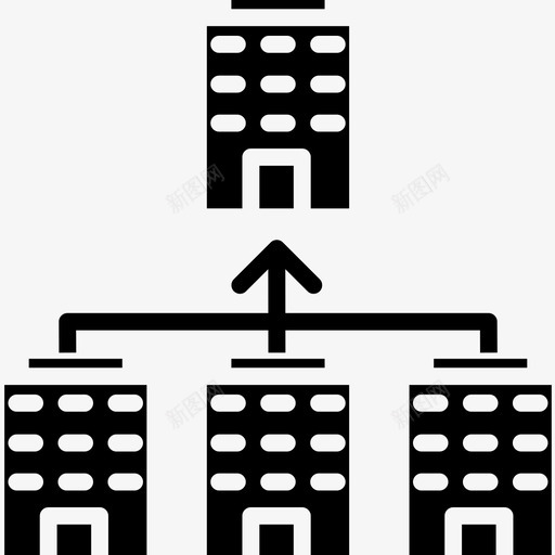 建筑商业和管理5坚固图标svg_新图网 https://ixintu.com 商业 坚固 建筑 管理