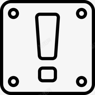 警报框游戏视频图标图标